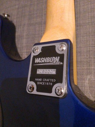 Washburn MG-340 zurdos guitarra eléctrica