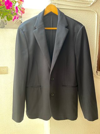 Chaqueta de traje negra talla L