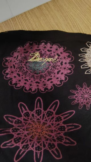Jersey Desigual Multicolor Estampado Mujer