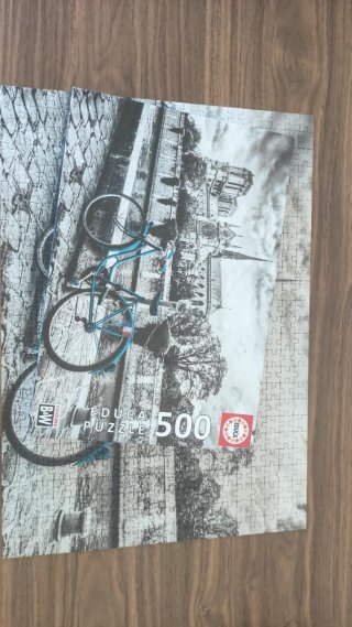 Puzzle Educa 500 piezas B&W Ciclismo