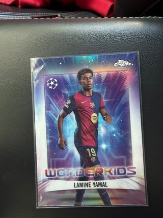 Cromo Topps Chrome Wonderkids Lamine Yamal