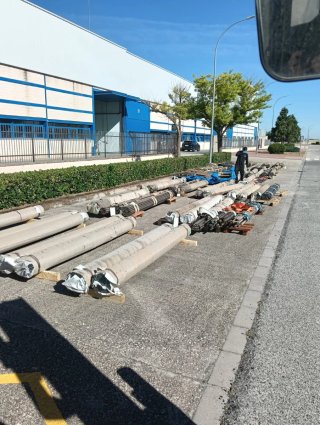 Barras de acero estirado y torneado