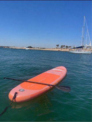 Tabla Paddle Surf Naranja con Remo
