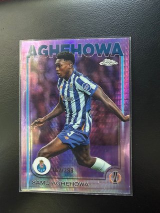 Cromo Samu Aghehowa numerada 299 Topps Chrome