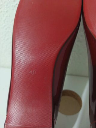 Zapatos Tabi Rojo Talla 39