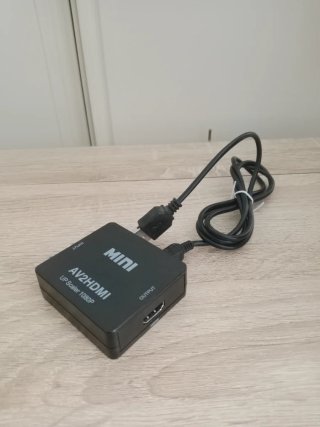 Convertidor MINI RCA a HDMI UP Scaler 1080P