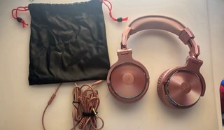 OneOdio DJ Studio 10 Auriculares Dorados/Rosados