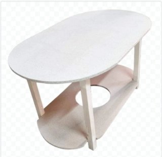 Mesa camilla ovalada