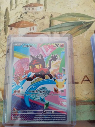 Carta Pokémon Litten first partner