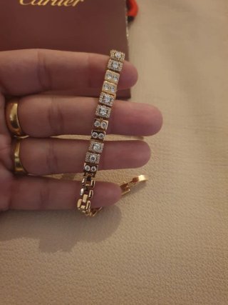 Pulsera chapada en oro 18k