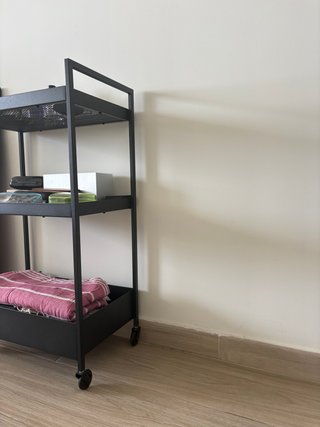 Carrito auxiliar IKEA NISSAFORS negro