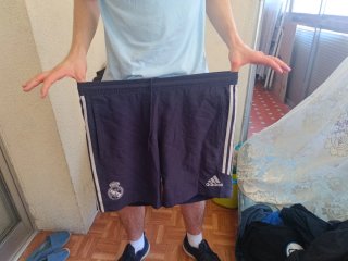 Pantalón corto Real Madrid Adidas Azul