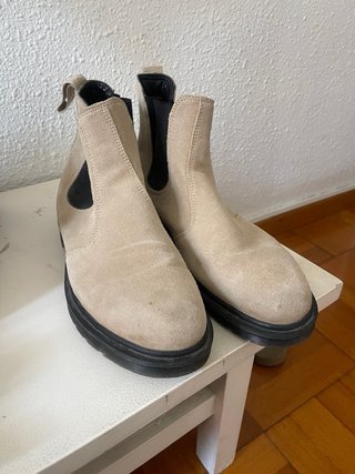 Botines Beige de Ante