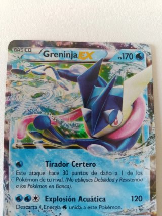 Greninja EX XY20 Black Star Promo Holo Español
