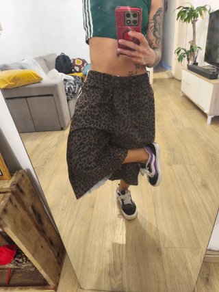 Jorts Adidas Leopard