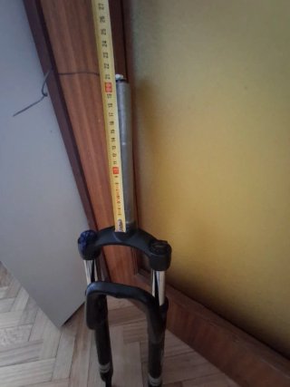 Horquilla Bicicleta Suspensión Negra