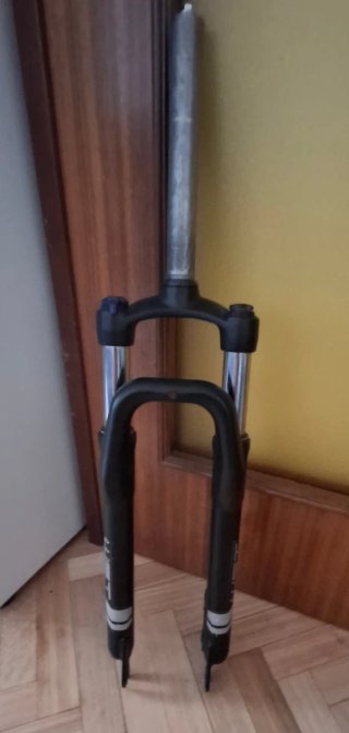 Horquilla Bicicleta Suspensión Negra