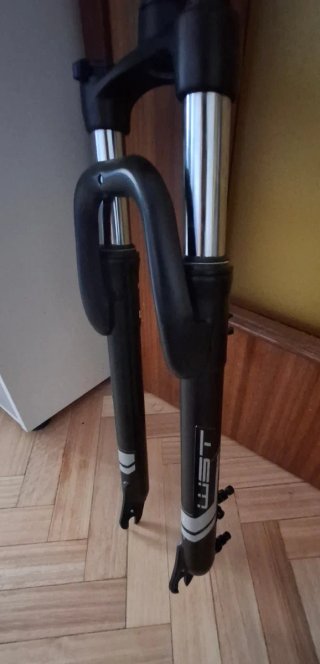 Horquilla Bicicleta Suspensión Negra
