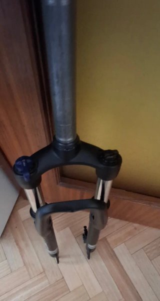 Horquilla Bicicleta Suspensión Negra