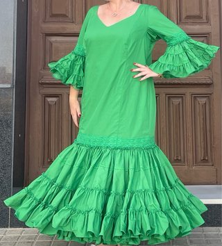 Traje de Flamenca Talla Grande máximo Talla 54