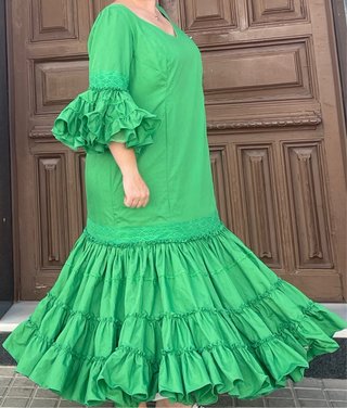 Traje de Flamenca Talla Grande máximo Talla 54