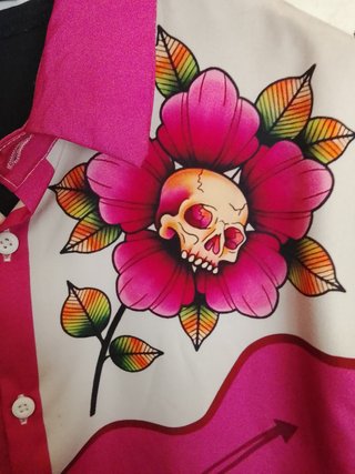 Camisa Verano Floreada Talla M