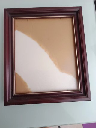 Marco madera dorado 32x27