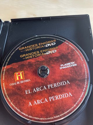 DVD El Arca Perdida Grandes Enigmas Historia