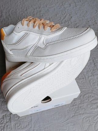 Zapatillas Geox Warrens talla 39 blanco/gris claro