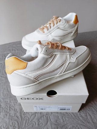 Zapatillas Geox Warrens talla 39 blanco/gris claro