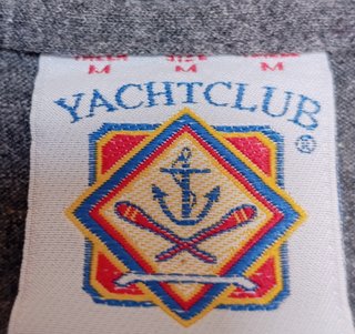 Camiseta Surf Retro Gris Algodón Yachtclub M