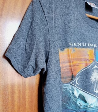 Camiseta Surf Retro Gris Algodón Yachtclub M