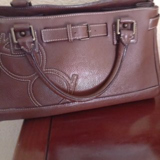 Bolso Purificación García Marrón Piel impecable