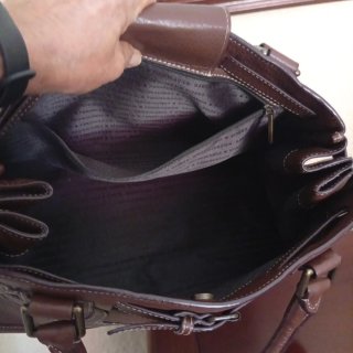 Bolso Purificación García Marrón Piel impecable