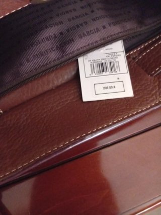 Bolso Purificación García Marrón Piel impecable