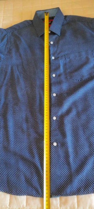 Camisa Yves Enzo Estampada Manga Corta Talla M