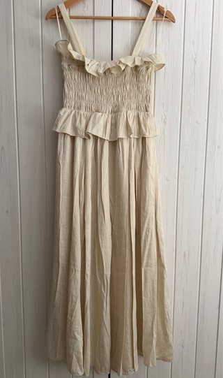 Vestido largo Pedro del Hierro marfil