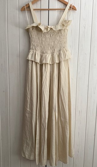 Vestido largo Pedro del Hierro marfil