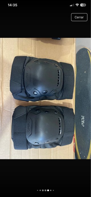 Casco y protecciones skate adulto M