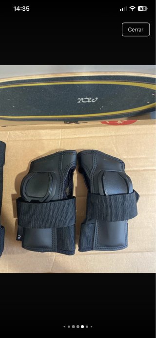 Casco y protecciones skate adulto M