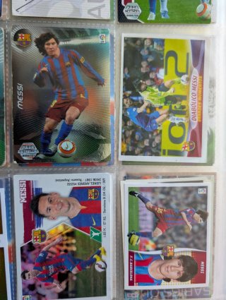 Lote cromos Messi F.C. Barcelona