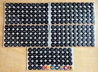Lotto A59 Collezione 250 tappi corona