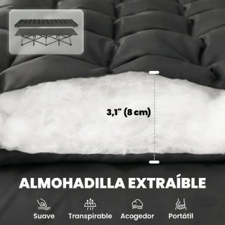 Cama Camping Plegable con Colchón