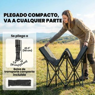Cama Camping Plegable con Colchón