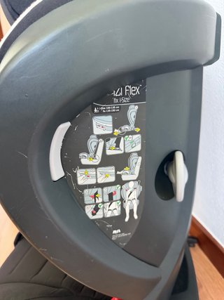 Silla coche Isofix negra