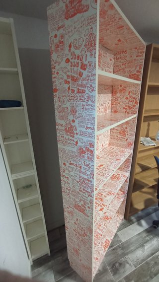 Estantería Ikea Billy con dibujos