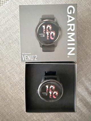 Garmin Venu 2 Smartwatch Negro/Plata