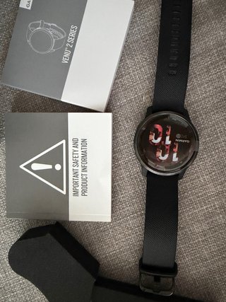 Garmin Venu 2 Smartwatch Negro/Plata