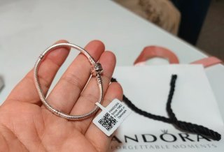 Pulsera Pandora 16cm Plata