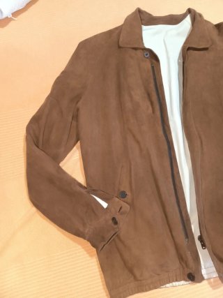 Chaqueta de ante hombre